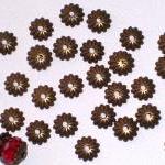 Antique Bronze Bead Cap Ti..
