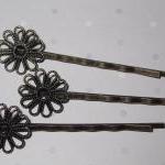 Filigree Bobby Pins Antiqu..